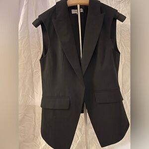 Calvin Klein black gilet vest size XS